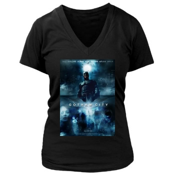 The Dark Knight Rises (2012) Women's Deep V-Neck TShirt