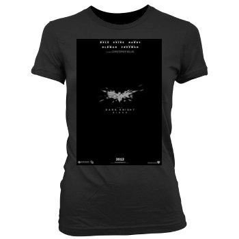 The Dark Knight Rises (2012) Women's Junior Cut Crewneck T-Shirt