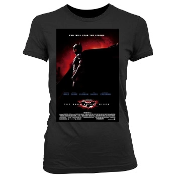 The Dark Knight Rises (2012) Women's Junior Cut Crewneck T-Shirt