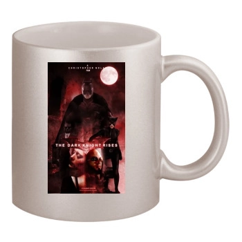 The Dark Knight Rises (2012) 11oz Metallic Silver Mug