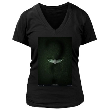 The Dark Knight Rises (2012) Women's Deep V-Neck TShirt