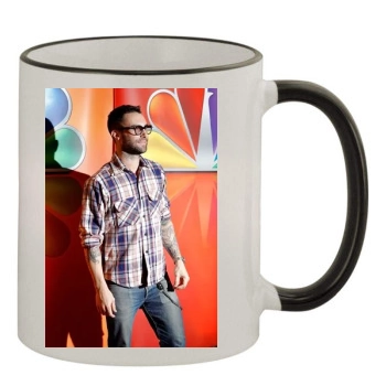 Adam Levine 11oz Colored Rim & Handle Mug