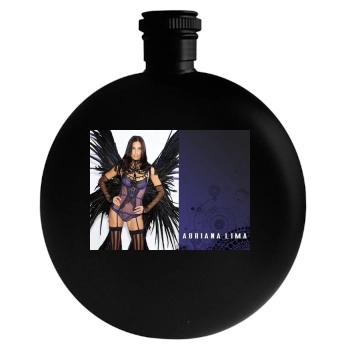 Adriana Lima Round Flask