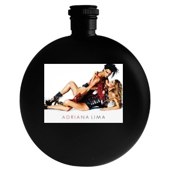 Adriana Lima Round Flask