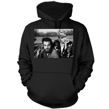 Agyness Deyn Mens Pullover Hoodie Sweatshirt