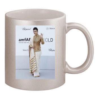 Aishwarya Rai 11oz Metallic Silver Mug