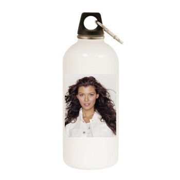 Ali Landry White Water Bottle With Carabiner