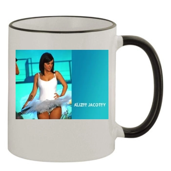 Alizee 11oz Colored Rim & Handle Mug