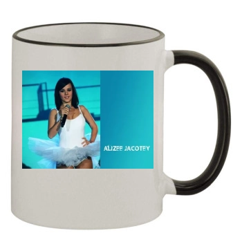 Alizee 11oz Colored Rim & Handle Mug