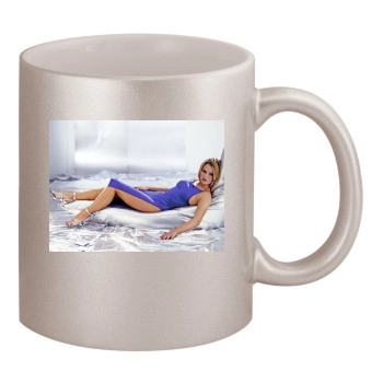 Amanda Holden 11oz Metallic Silver Mug