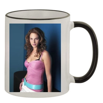 Amanda Righetti 11oz Colored Rim & Handle Mug