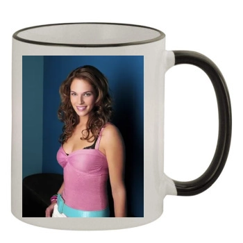 Amanda Righetti 11oz Colored Rim & Handle Mug