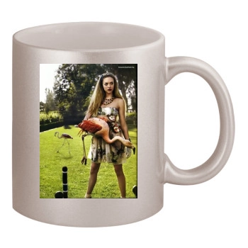 Amanda Seyfried 11oz Metallic Silver Mug