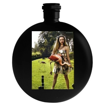 Amanda Seyfried Round Flask