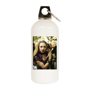 Amanda Seyfried White Water Bottle With Carabiner