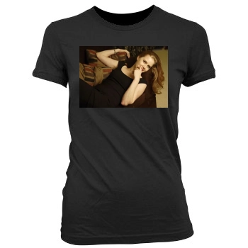 Amy Adams Women's Junior Cut Crewneck T-Shirt