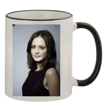 Alexis Bledel 11oz Colored Rim & Handle Mug