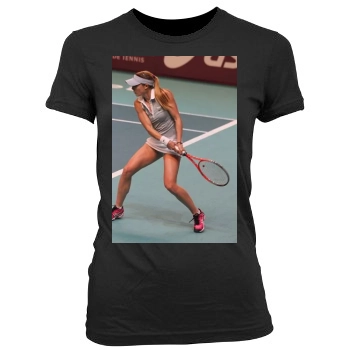 Alize Cornet Women's Junior Cut Crewneck T-Shirt