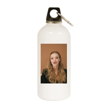 Amanda Seyfried White Water Bottle With Carabiner