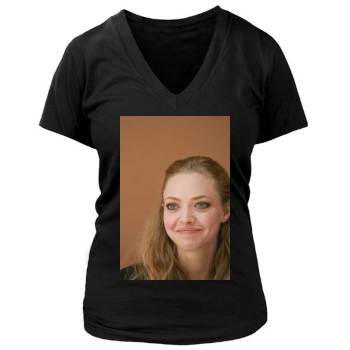 Amanda Seyfried Women's Deep V-Neck TShirt