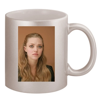 Amanda Seyfried 11oz Metallic Silver Mug