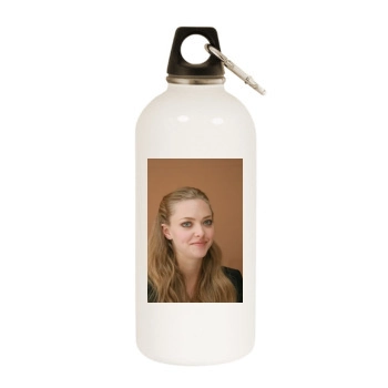 Amanda Seyfried White Water Bottle With Carabiner