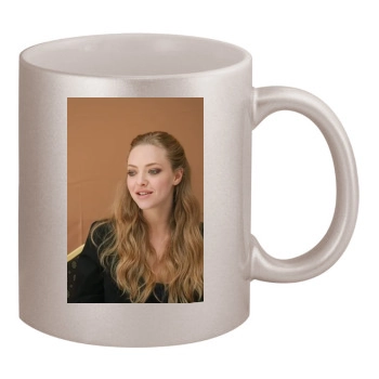 Amanda Seyfried 11oz Metallic Silver Mug