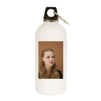 Amanda Seyfried White Water Bottle With Carabiner