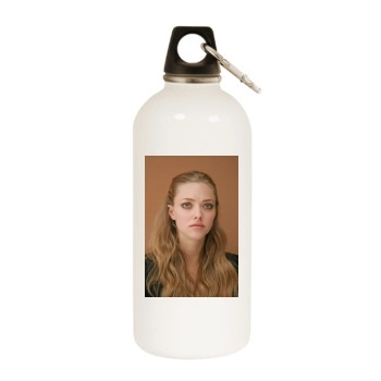 Amanda Seyfried White Water Bottle With Carabiner