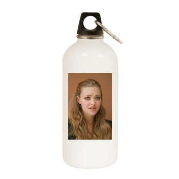 Amanda Seyfried White Water Bottle With Carabiner