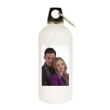 Amanda Seyfried White Water Bottle With Carabiner