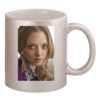 Amanda Seyfried 11oz Metallic Silver Mug