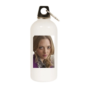 Amanda Seyfried White Water Bottle With Carabiner