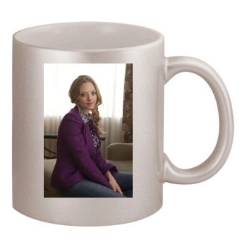 Amanda Seyfried 11oz Metallic Silver Mug