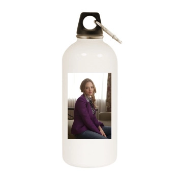 Amanda Seyfried White Water Bottle With Carabiner