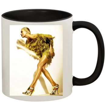 Anja Rubik 11oz Colored Inner & Handle Mug