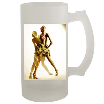 Anja Rubik 16oz Frosted Beer Stein