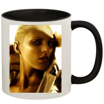 Anja Rubik 11oz Colored Inner & Handle Mug