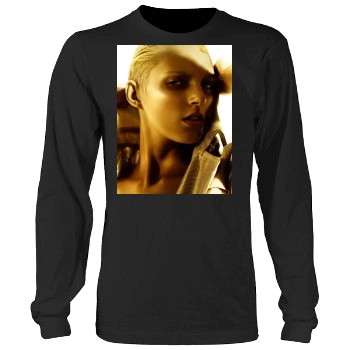 Anja Rubik Men's Heavy Long Sleeve TShirt