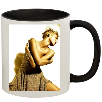 Anja Rubik 11oz Colored Inner & Handle Mug