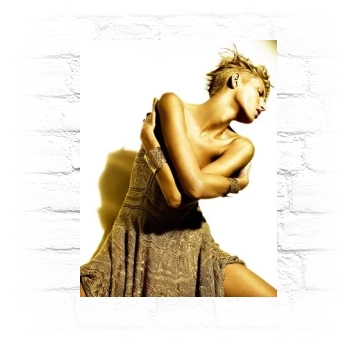 Anja Rubik Metal Wall Art