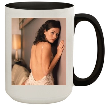 Anna Friel 15oz Colored Inner & Handle Mug