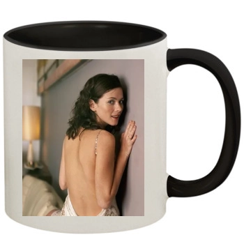 Anna Friel 11oz Colored Inner & Handle Mug