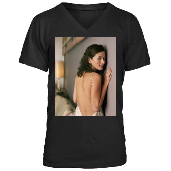 Anna Friel Men's V-Neck T-Shirt