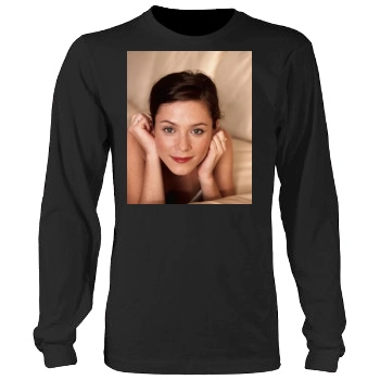 Anna Friel Men's Heavy Long Sleeve TShirt