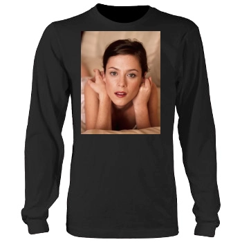 Anna Friel Men's Heavy Long Sleeve TShirt