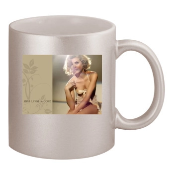 AnnaLynne McCord 11oz Metallic Silver Mug