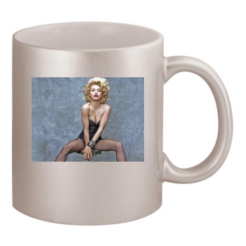 AnnaLynne McCord 11oz Metallic Silver Mug