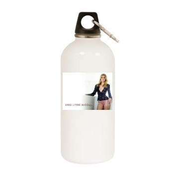 AnnaLynne McCord White Water Bottle With Carabiner