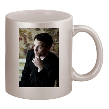 Anton Yelchin 11oz Metallic Silver Mug